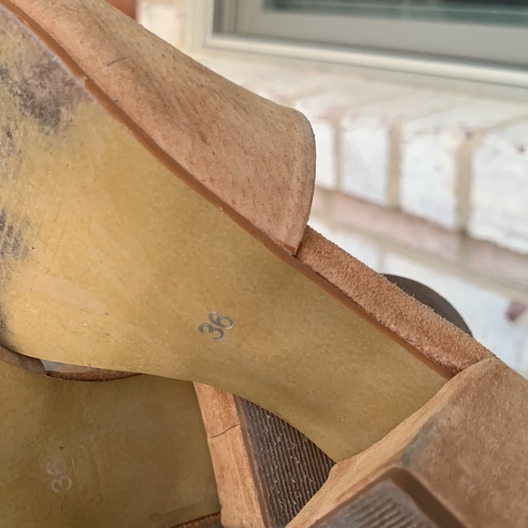 Women’s size 36 (US 6) Mr. Cat tan suede heels - Picture 7 of 7